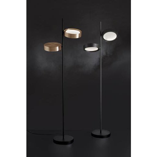 Not Yet Made - Made To Order Matt Black Berlin 323 Floor Lamp with Glass by Christophe Pillet for Oluce For Sale - Image 5 of 8