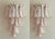 Ivory Pink Murano Glass Wall Lamps, Set of 2 For Sale - Image 8 of 8