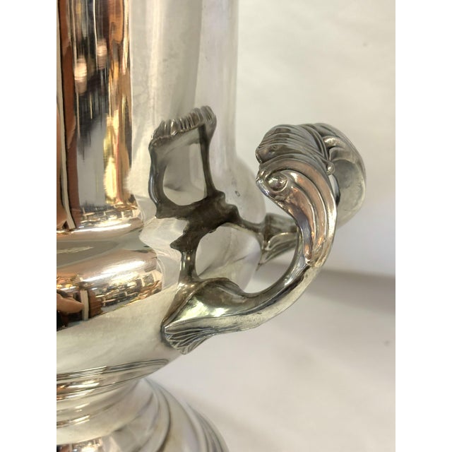 Vintage Silverplate Trophy Cup Shape Champagne Bucket For Sale - Image 13 of 17