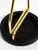 Black Mid-Century Modern Umbrella Stand in Brass and Black Cast Iron Base, 1950s For Sale - Image 8 of 11