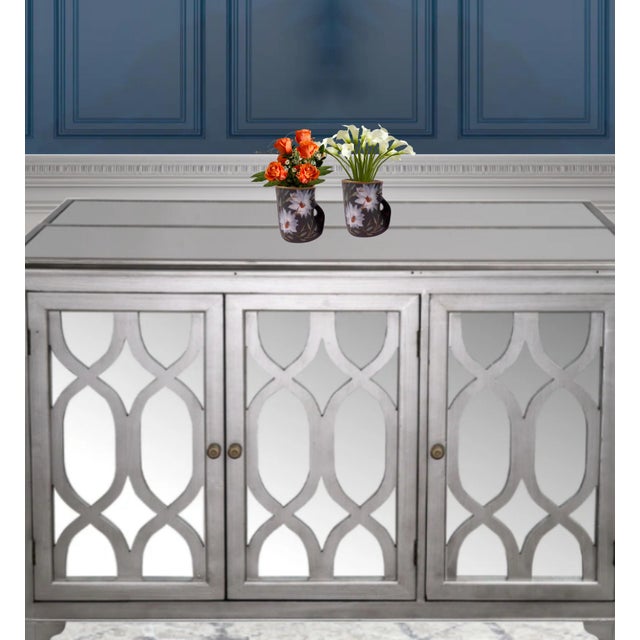 This set of Vallauris terracotta mugs embodies the enduring ceramic legacy of Vallauris, a town nestled on the French...