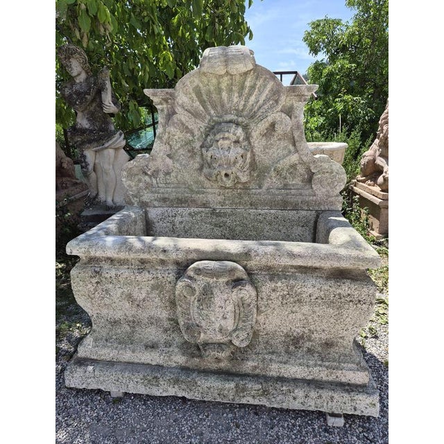Antique Vicenza Stone Fountain, 1800s For Sale - Image 9 of 15