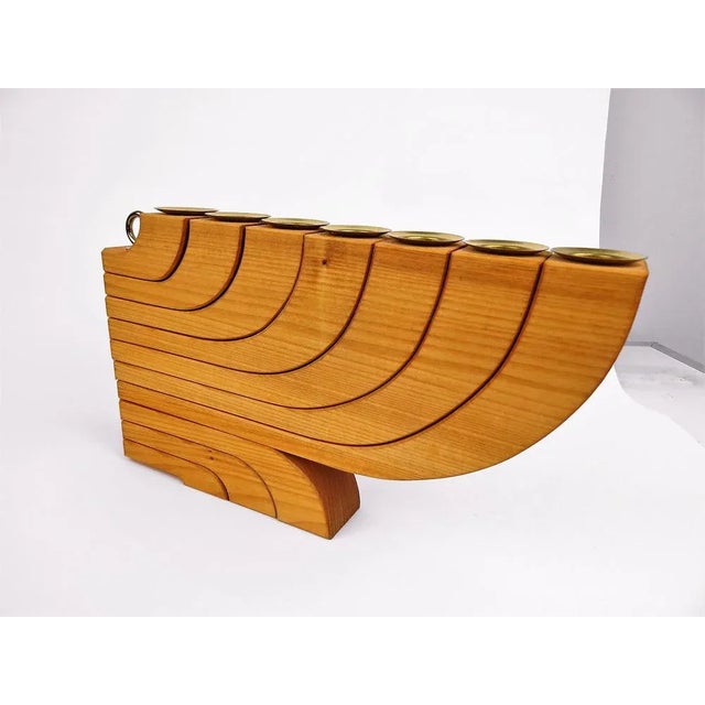 Scandinavian Modern design icon Nordic Light foldable 7-arm candelabra designed by Jonas Grundell for Design House...