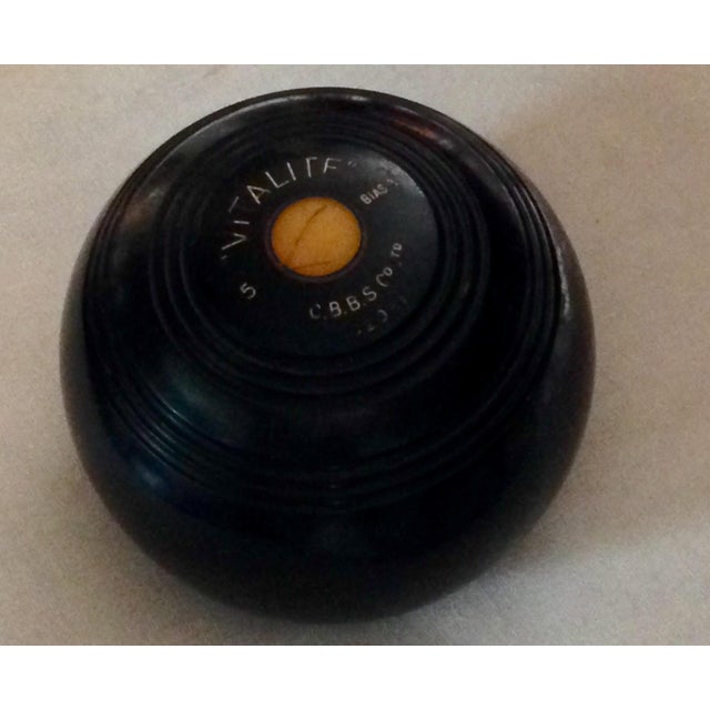 English Lawn Bowling Ball Chairish