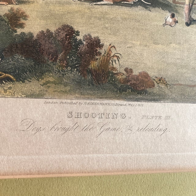 Paint 1823 English Sporting Aquatint Engraving "Shooting Plate" by Dean Wolstenholme - Pristine For Sale - Image 7 of 12