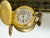 Vintage Brigade quartz pocket watch with an ornate Art Nouveau-style case featuring a high-relief portrait of three...