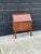 Chestnut Antique Early 20th Century Quarter Sawn Oak Drop Front Secretary With Drawers - Solid Wood Accent Chest With Ring Pulls For Sale - Image 8 of 17