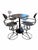 Make an unforgettable statement with this rare 5-piece "He/She" Figural Bistro Bar height Set, designed by renowned...