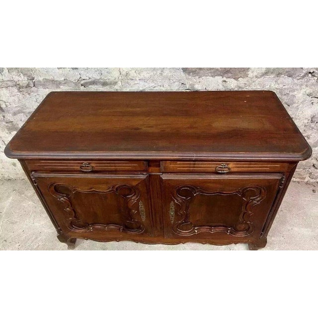 Louis XV Sideboard in Oak For Sale - Image 3 of 5
