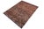 Bohemian Gabbeh Beige/Blue Wool Rug - 4'3'' X 5'3'' For Sale - Image 9 of 10