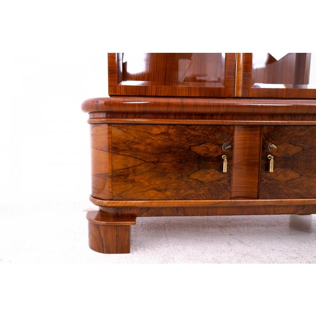 Vintage Art Deco Display Cabinet, Poland, 1930 For Sale - Image 11 of 12