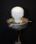 Art Deco Faceted Glass Column Table Lamp with Opaline Shade, 1940s For Sale - Image 17 of 18