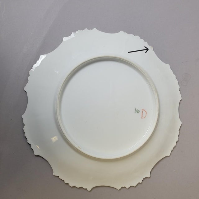 C. 1900 Limoges Hand-Painted Game Bird Cabinet Plates - Set of 6 For Sale - Image 10 of 11