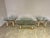 1990s Italian Horn Brass Coffee & End Tables Set with Heavy Glass Tops - Set of 3 For Sale - Image 13 of 13