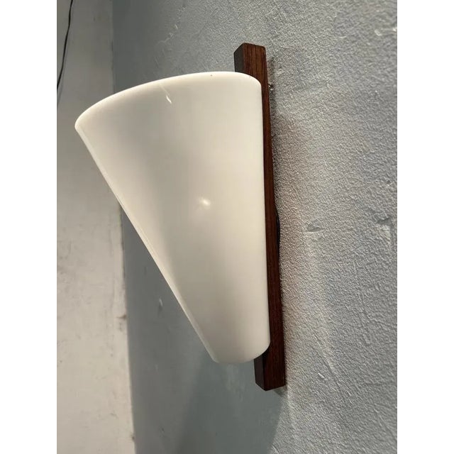 Teak and Acrylic Glass Wall Light by Hans-Agne Jakobsson for Markaryd, 1950s For Sale - Image 9 of 11