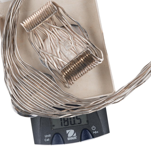 Metal Retro sterling wire/onyx collar and cuff bracelet set, 2 Pieces For Sale - Image 7 of 7