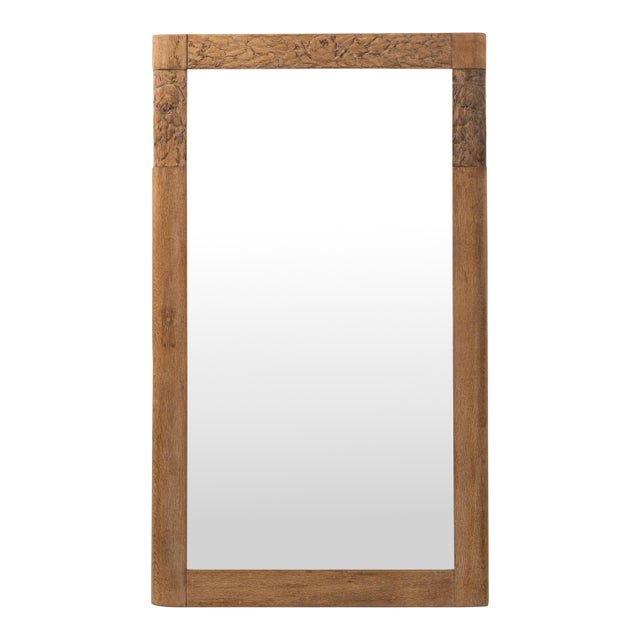 19th Century French Oak Wall Mirror For Sale