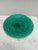 19th Century Green Majolica Orchid plate Saint Clement.