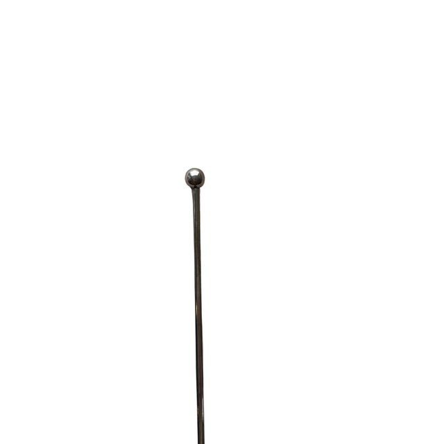 English Mid 20th Century Hôtel Silver Smooth Cocktail Stirrer For Sale - Image 3 of 3