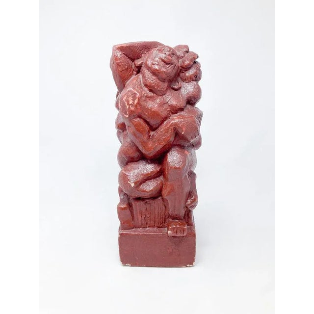 Belgian Plaster Sculpture by Jean Canneel For Sale - Image 5 of 7