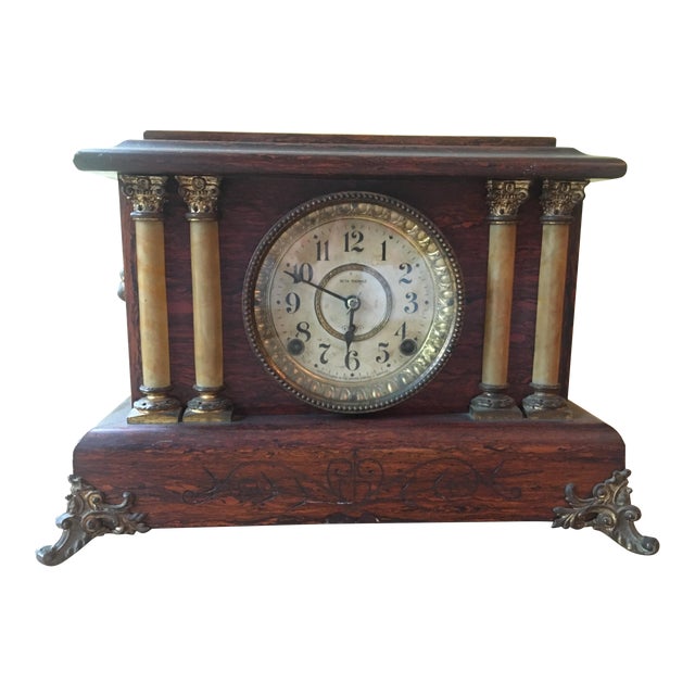 Antique Seth Thomas Four Column Mantel Clock Chairish
