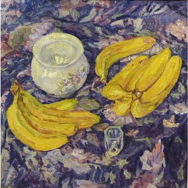 Bananas, peaches and grapes MAYA KOPITZEVA (Gagra, Georgia, 1924 - 2005) Maya kopitzeva’s works have been acquired by the...