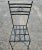 Moroccan Mustache Style Wrought Iron Chair For Sale - Image 3 of 6