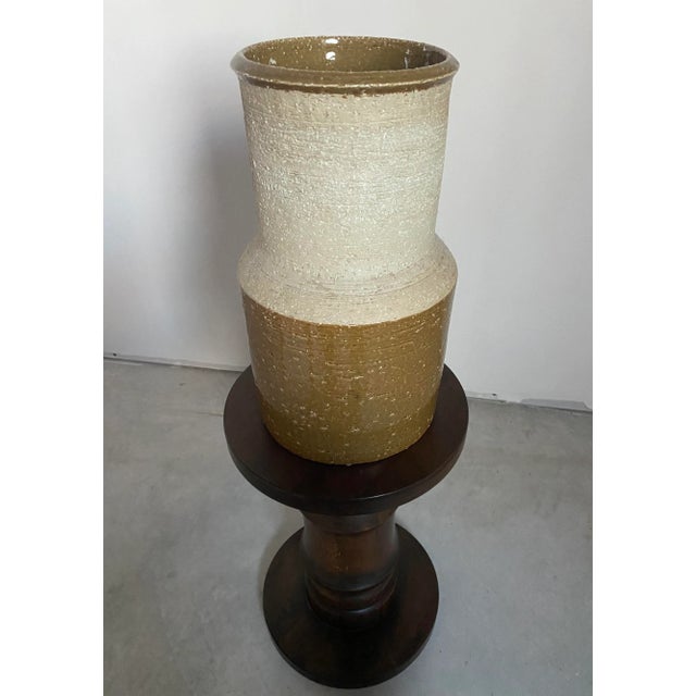 Mustard Hertha Bengtson Minimalist Floor Vase For Sale - Image 8 of 14
