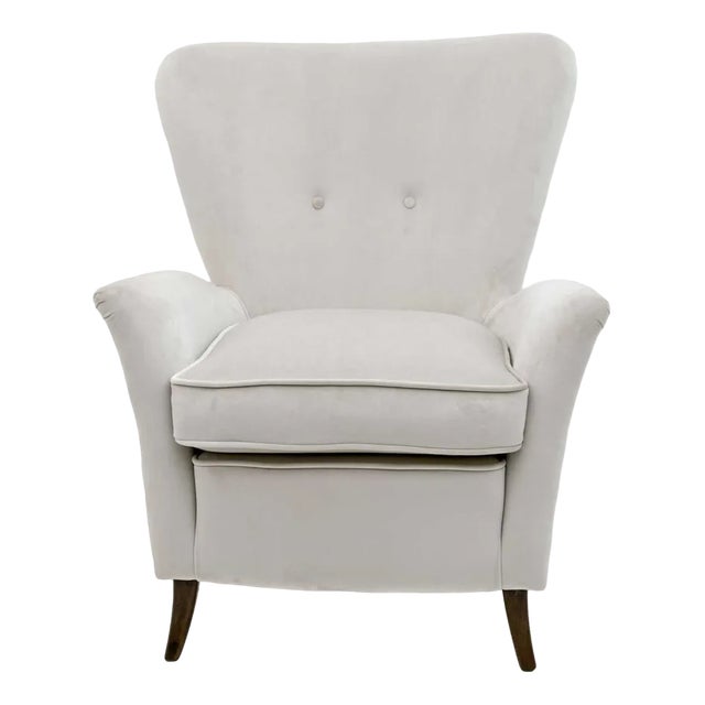 Art Deco Armchair attributed to Gio Ponti, 1950s For Sale