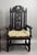 Late 19th Century Antique Carved Throne Chairs, 1890, Set of 2 For Sale - Image 5 of 16
