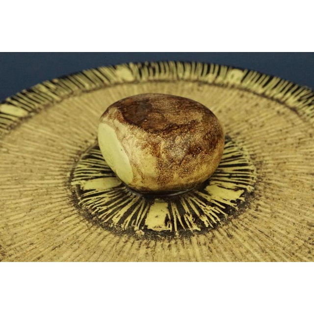 Italian Futuristic Glazed Ceramic Bon Bon Holder by Nicolaj Diulgheroff for MGA of Albisola, 1920s For Sale - Image 17 of 18