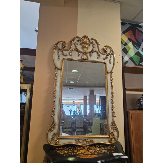Vintage Georgian Style Mirror, 1950s For Sale - Image 4 of 12