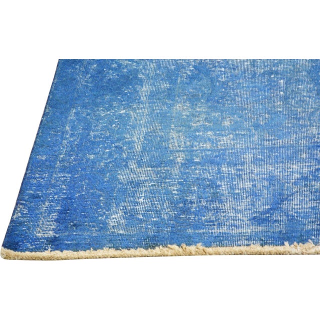 1950s Vintage Hand Knotted Wool Rug, 9'6"x13' For Sale - Image 5 of 5