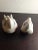 Ceramic 1970s Fitz & Floyd Handpainted Ceramic Gray Bird Figurines Set of 2 For Sale - Image 7 of 8