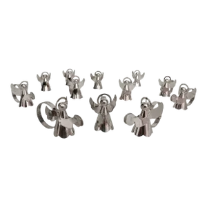 1980’s Silver Plated Angel Napkin Rings - Set of 12