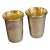 Antique Russian 84 Silver Kiddush Cups Pair Heirs of Zakhoder Kiev 1908-1917 For Sale