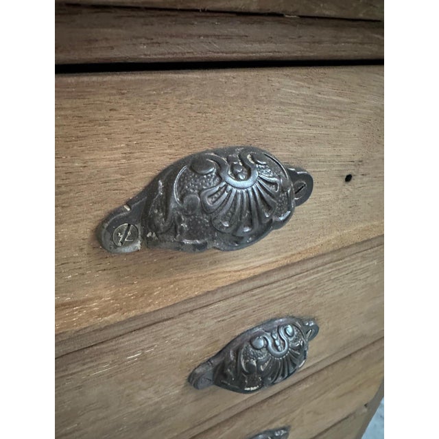 Wood Small Early 20th Century Notary's Cabinet For Sale - Image 7 of 9