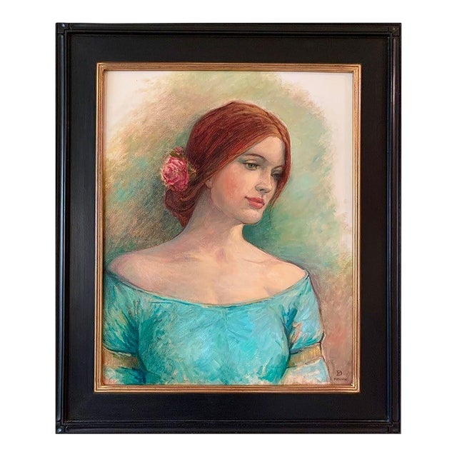 Dirk Foslien Lady Claire After John William Waterhouse For Sale
