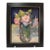 Susan Grisell Signed Floral Still Life Oil Painting Flowers in Glass Vase Framed For Sale