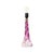A stunning hand-blown table lamp made of purple-tinted crystal, featuring a striking, quarter-turn twisted blown form and...