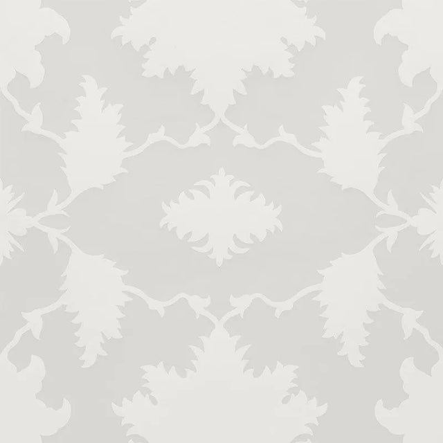 Sample - Schumacher X Mary McDonald Garden of Persia Wallpaper in Quartz For Sale