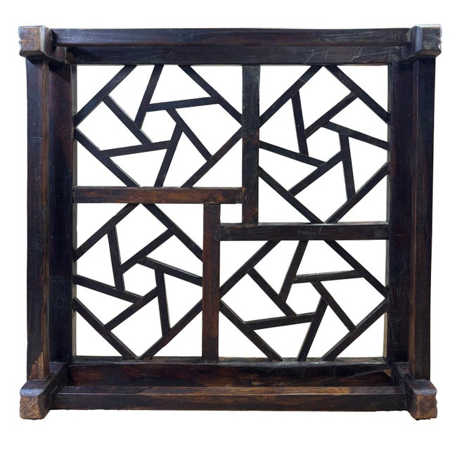 Antique Chinese Fretwork Kang Table For Sale In Chicago - Image 6 of 7