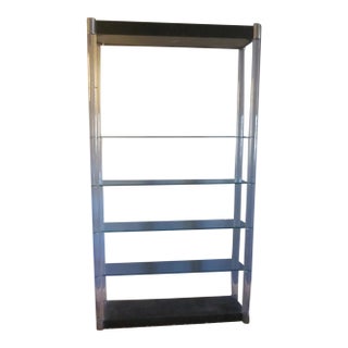 Charles Hollis Jones Lucite Etagere Bookcase Shelving W Light For Sale