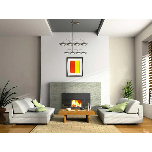 Ellsworth Kelly Original Limited Edition Lithograph. Size : 28x28cm. Frame Size: 21 x 25in. Sur les presses de Maeght,...