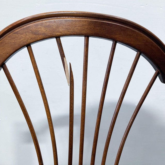 Ethan Allen Wheat Back Dining Chairs Set of 8 Chairish