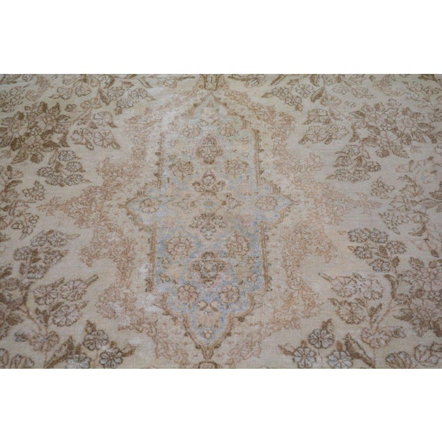 Turkish Vintage Turkish Anatolian Professional Hnad Knotted Wool Rug, 9'9x20 For Sale - Image 3 of 6