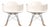 Eames Molded Plastic Armchair, Rocker Base From Herman Miller, Pair Of For Sale