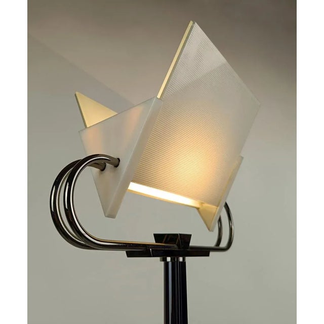 1980s Italian Postmodern Floor Lamp attributed to Perry A. King & S. Miranda for Arteluce, 1980s For Sale - Image 5 of 18