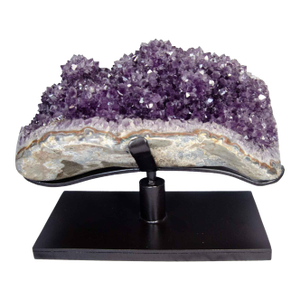 Amethyst Cluster, 65 Pounds, on Stand (#H0351 Uruguay )