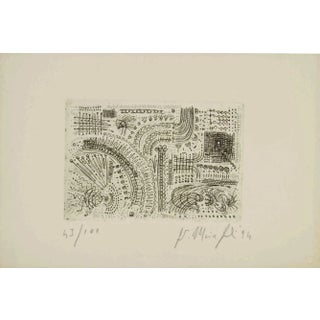 Fausto Maria Franchi, Abstract Composition, Etching, 1994 For Sale